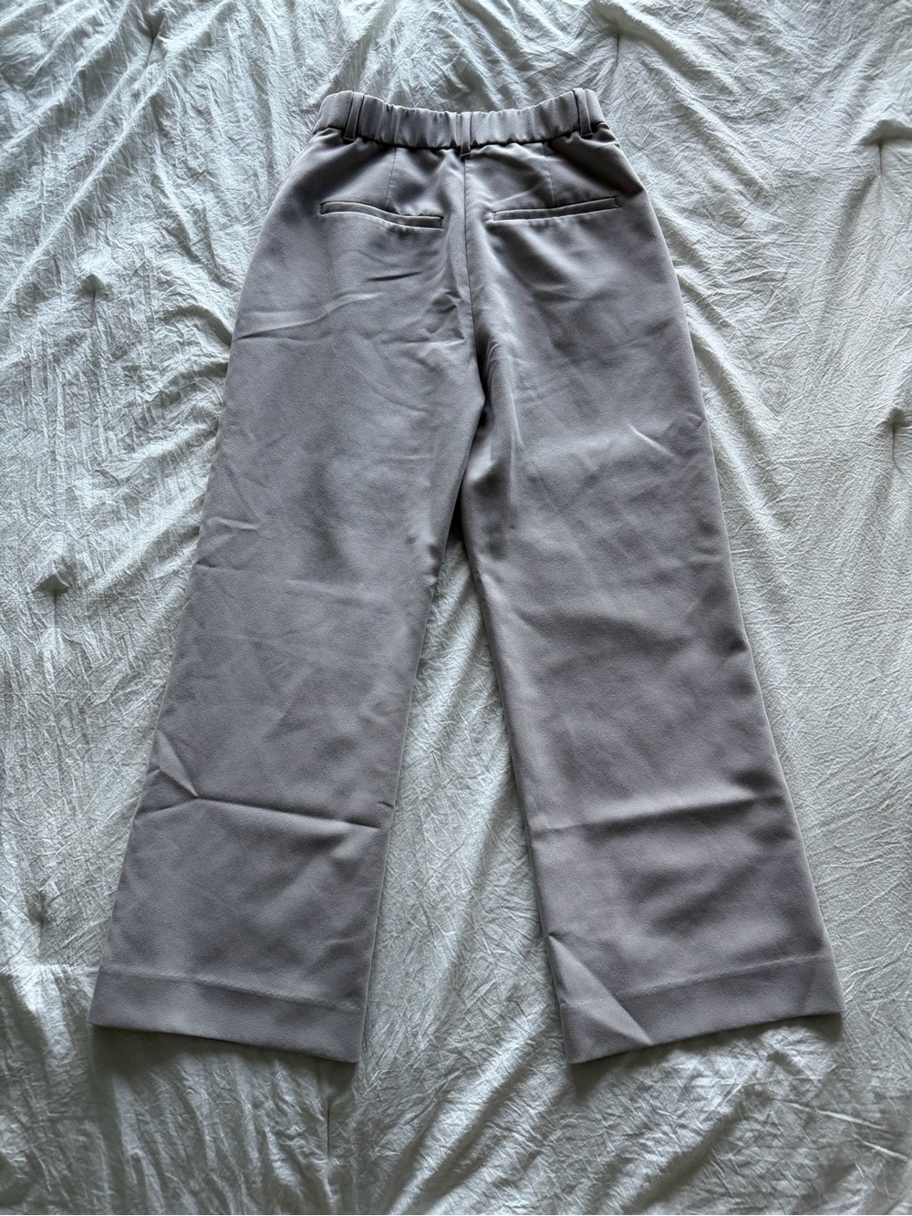 Abercrombie & Fitch Sloan Tailored Wide Leg Pants - Light Taupe - Picture 3 of 10